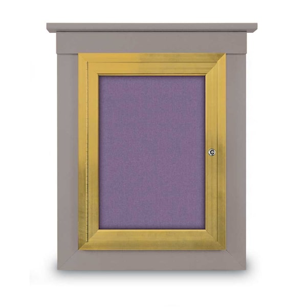 Sliding Glass Enclosed Letterboard, 60"x3